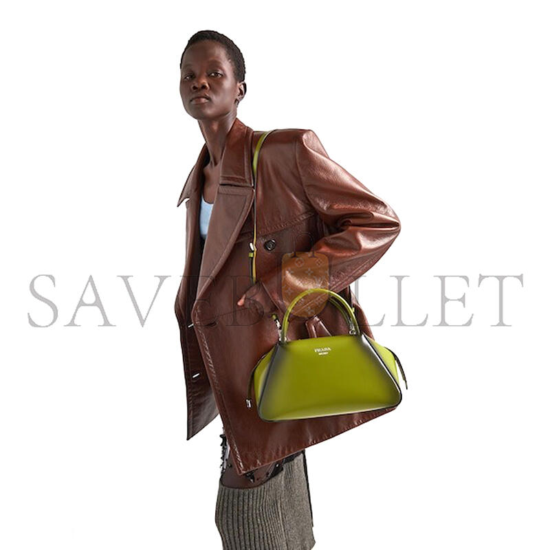 PRADA BRUSHED LEATHER SUPERNOVA HANDBAG 1BA365 (31*16*13.5cm)
